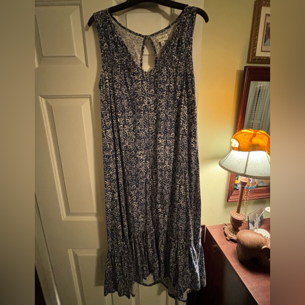 Great condition, worn once. Wonderly brand blue sundress, size M.